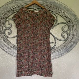 ANN MASHBURN Multicolor Floral Mini Dress